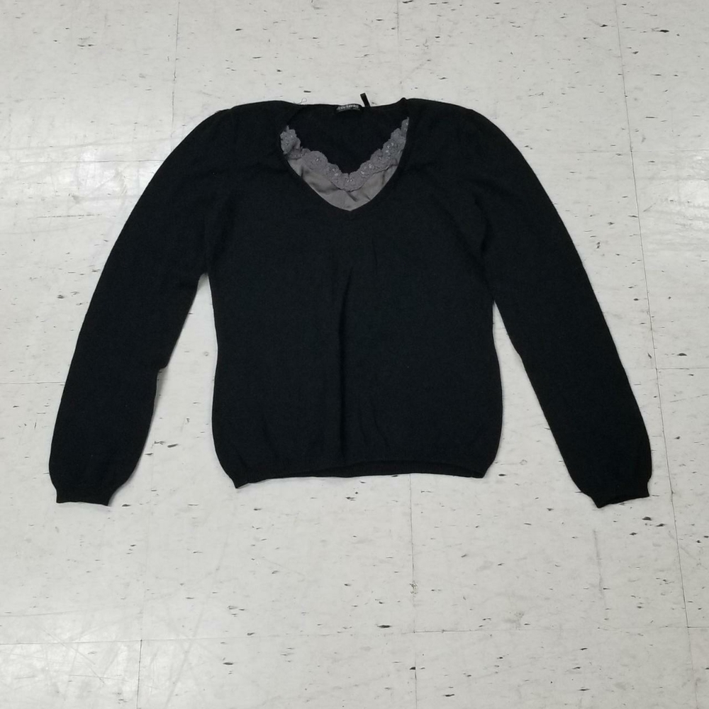 Daisy Fuentes cami-mock long-sleeve top